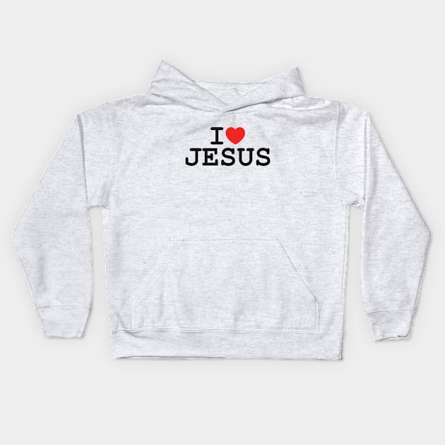 I heart JESUS Kids Hoodie by timlewis